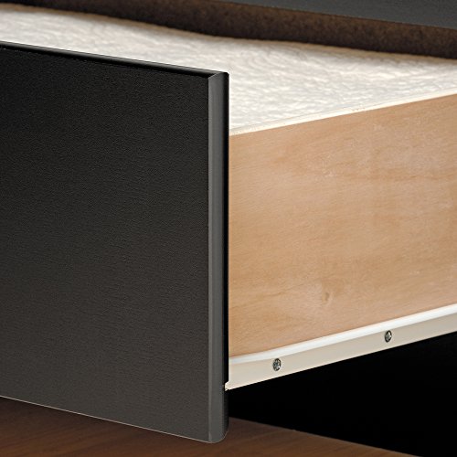 Prepac Captain's Platform Storage Bed With 6 Drawers, Twin, Black #TOP3