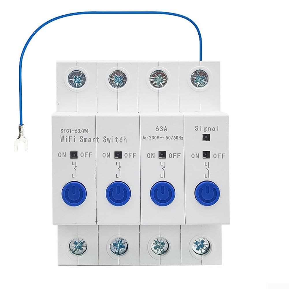Disjoncteur WiFi 4 Canaux pour ewelink Rail DIN Mesure Disjoncteur