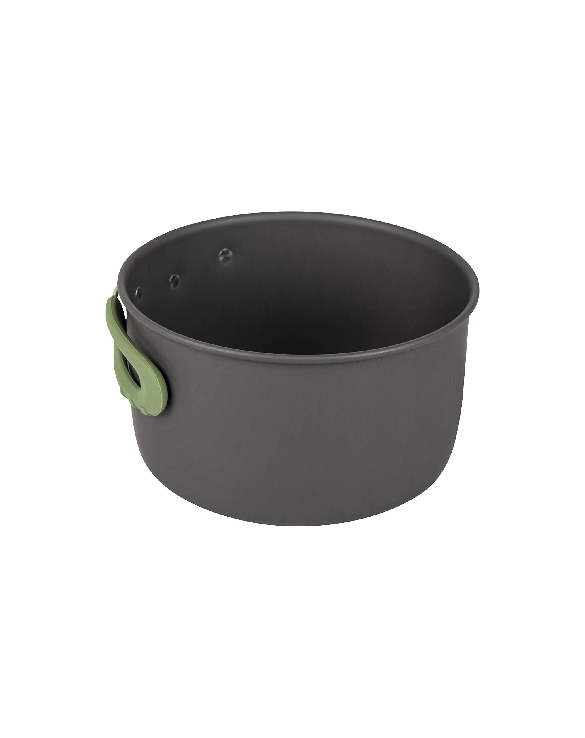Bo-Camp - Casseroles - Explorer - 4 pcs - Anodisé dur, Anthracite/Rouge