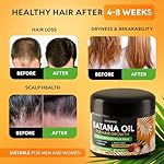 Batana Oil for Hair Growth - 100% Raw & Organic Dr Sebi Batana Oil - Cold-Pressed & Pure Unrefined Batana Hair Mask for Women & Men - Enhances Hair Thickness, Prevents Loss - Image 3