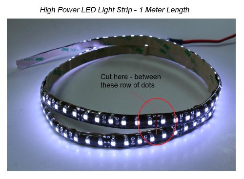 12 VDC LED Light Strip LED Lighting White color for Auto Airplane Aircraft Rv Boat Interior Cabin Cockpit LED Light
