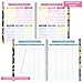 bloom daily planners Undated Academic Year Teacher Planner & Calendar - 7 Period Lesson Plan Organizer Book with Frosted Protective Cover (9