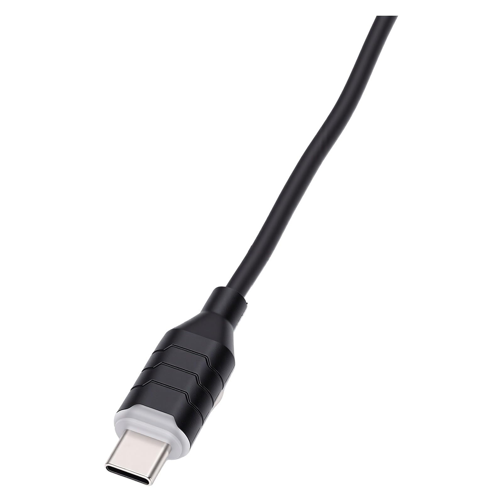 Cuifati Cavo di Alimentazione per Batteria Fittizia a Spirale di Tipo C, con Chip Decodificato per Videocamere Serie BP U30 U90, Si Estende Fino a 47 Pollici, Protezione da Sovraccarico