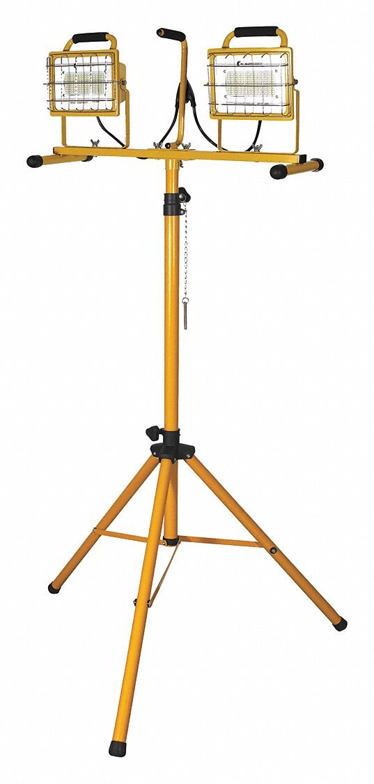 ProBuilt10, 000 Lumens, LED Yellow Temporary Job Site Light