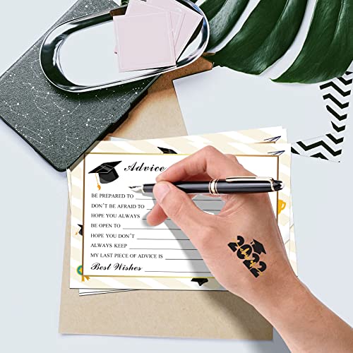 Image of Graduation Advice Cards - 50-Pack Graduate Party Supplies 2026 Advice for the Graduate Decorations Party Favors Table Games Personalized Graduations Cards