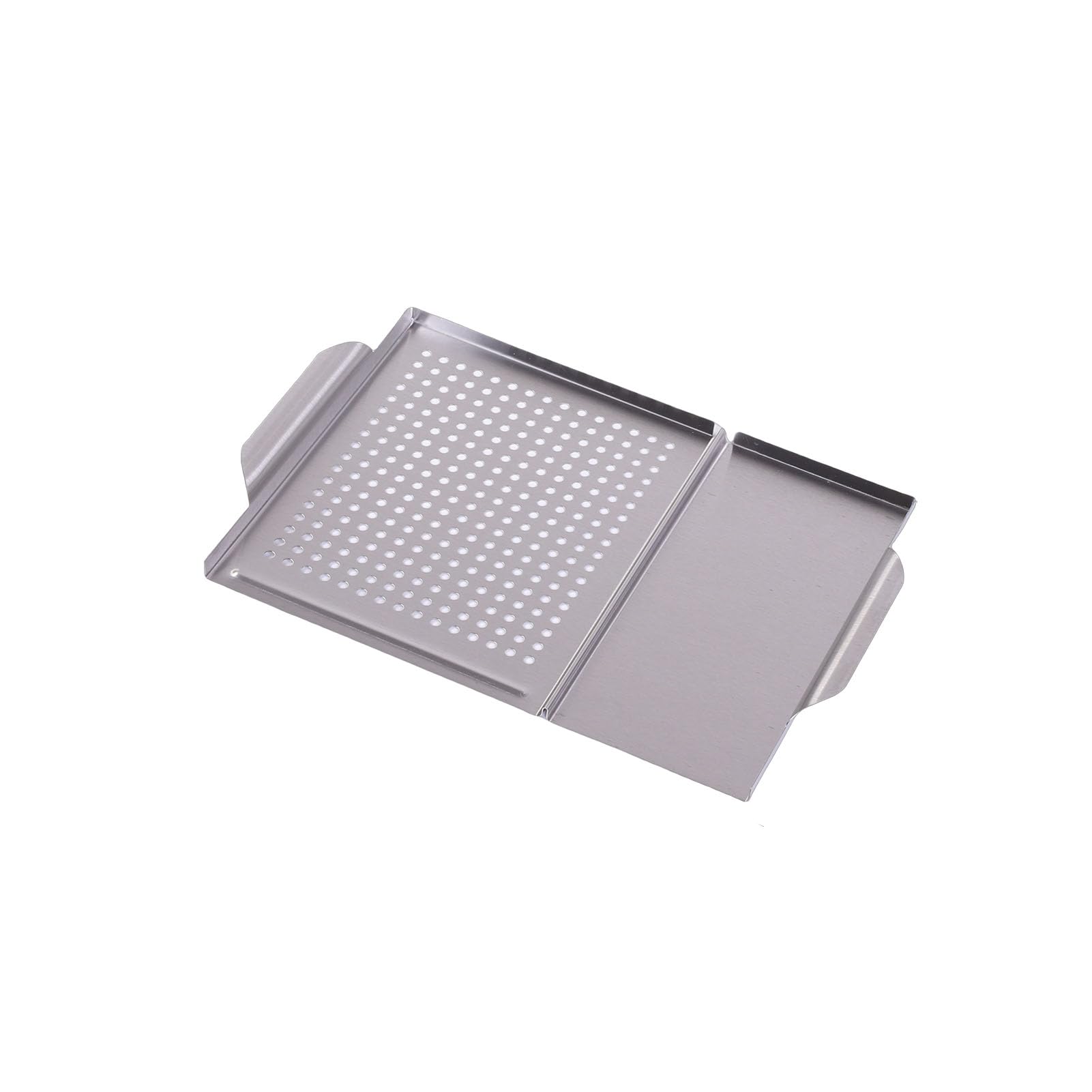 Sartén de Acero Inoxidable para Parrilla, 17.7x12.1 Pulgadas (1 juego)