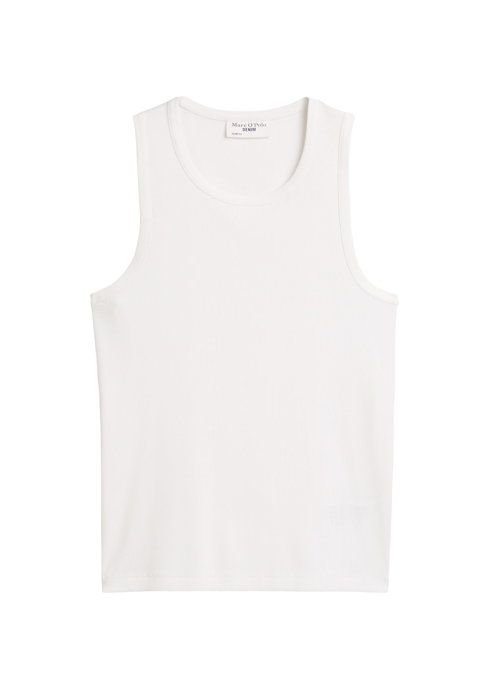 Marc OߴPolo Denim Men's Organic Cotton Ribbed Tank Top, White (White), XL