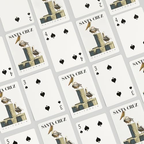 Baraja de 52 cartas tamaño póker Santa Cruz California miniatura 4