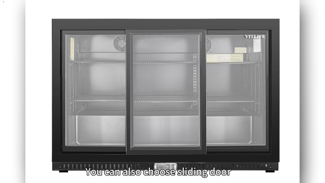 VITLIFE Back Bar Cooler, swing door and sliding door