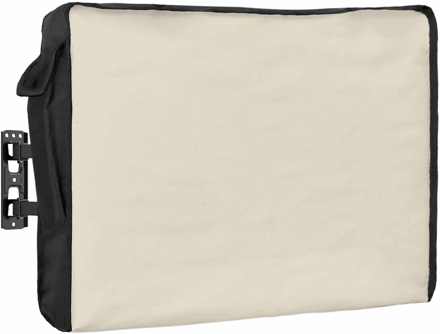 Outdoor TV Cover 65 Inch Lavender Purple TV Enclosure Simple Style TV Covers for Outside TV Display Screen Protector with Remote Control Pocket Home Decor
