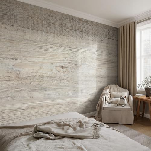 Vinilos de madera para tapar imperfecciones de la pared de forma rápida 3