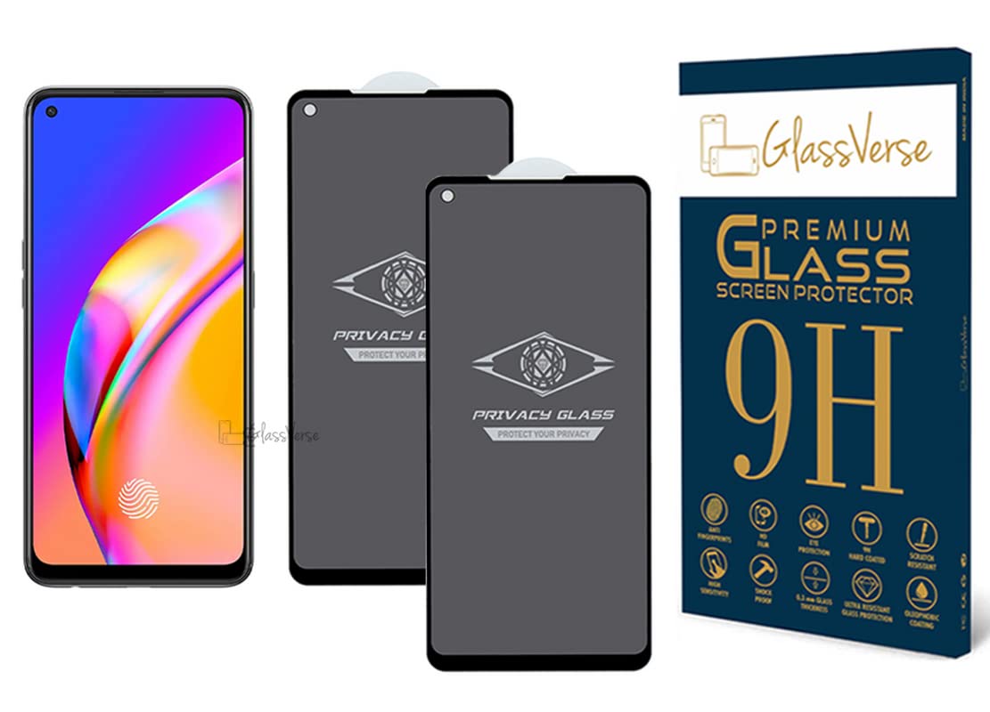 GlassVerse Ultra Privacy Tempered Glass For Oppo F19 Pro Plus (Pack Of 2) with Free Installation Kit. (In-Screen FingerPrint Lock will not work with the Privacy Guard because of its Spy Coating)- 6.43 inch (B0BQG3ZH7M) Amazon Price History, Amazon Price Tracker