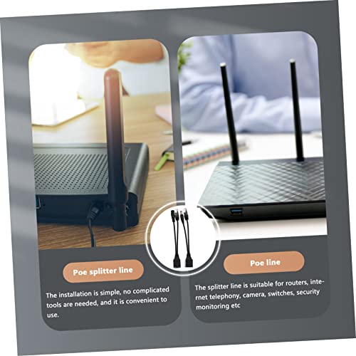 Módulo Adaptador Splitter de Fuente de Poder 8pcs para Cámaras de Seguridad, Compacto y Fácil de Instalar, Línea Splitter para Ethernet y Telefonía miniatura 7