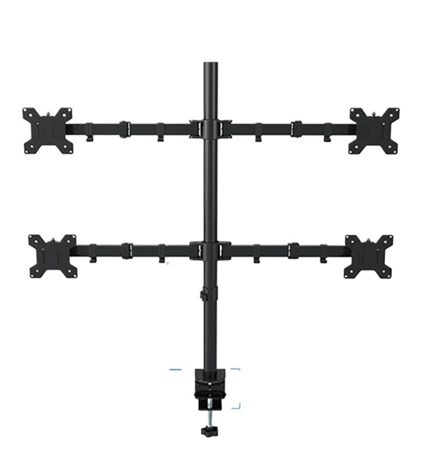 Fixation bureau 4 écrans rotative à 360° pour éliminer la fatigue visuelle sur écran