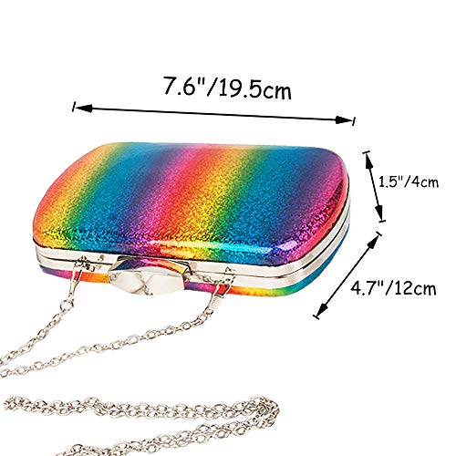 Magibag-Women-Rainbow-Crossbody-Chain-Bag-Wallet-for-Wedding-Evening-Party-Clutch-Purse-Handbag