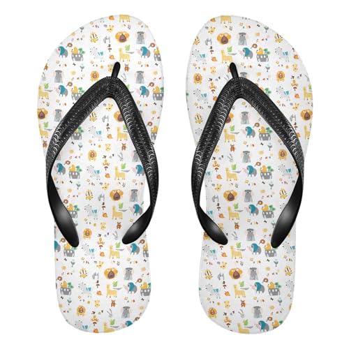 Animals Bear Flip Flop Beach Summer Casual Sandal for Women & Men Shower Shoes 20861802
