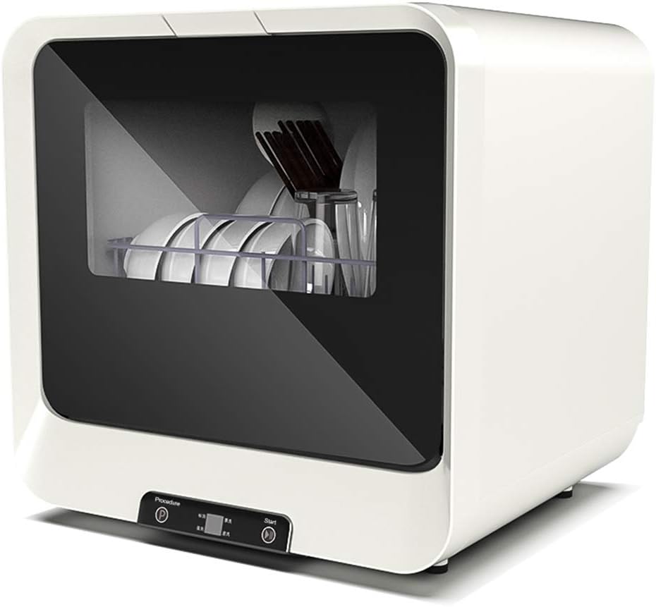 IDABAY Mini Dishwasher, Mini Table Top Dishwasher, 4 Cleaning Modes: Eco, Fast, Fruit, Disinfection, and Glass [Energy Class A] [Energy Class A]