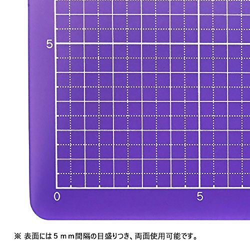 Alfombrilla de corte NT Cutter morada de 9x12 para proteger tu escritorio 2