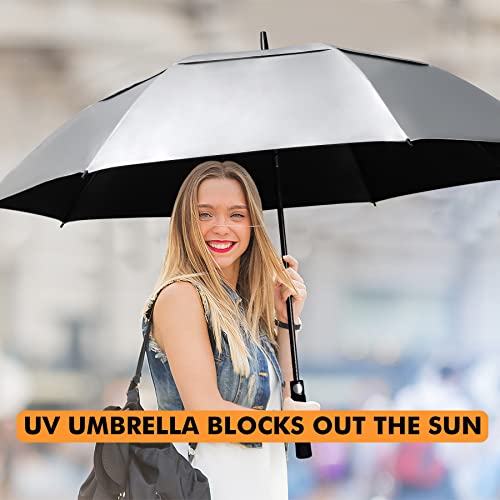 Ninemax Large Golf Umbrella Uv Protection Windproof, 62/68 Inch, Uv Blocking, Upf 50+, Auto Open, Vented, Oversized Umbrella For Sun And Rain #TOP4