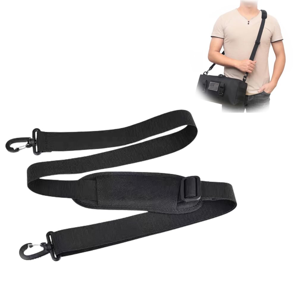 Cinghia Regolabile Universale Per Borse - Tracolla Imbottita Per Zaini, Chitarre E Borse A Tracolla | Nero - Foto 6