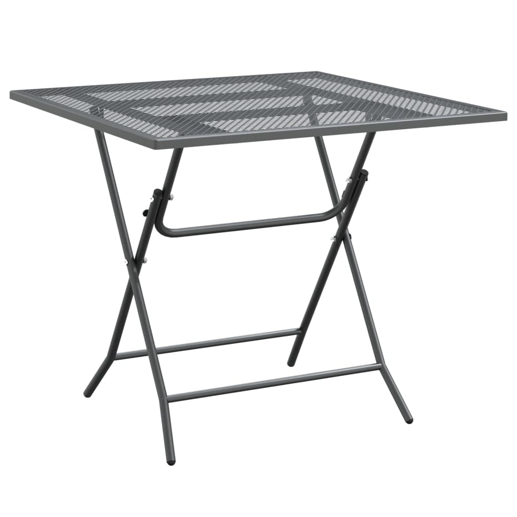 expanded metal patio table and chairs