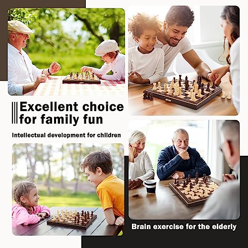 Peradix Scacchiera Magnetica in Legno con 2