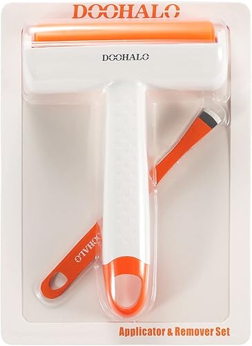 Miniatura 8 de DOOHALO Rodillo de vinilo para Cricut Herramientas de rodillo de vinilo para manualidades con pinzas, juego de herramientas para Cricut Cameo