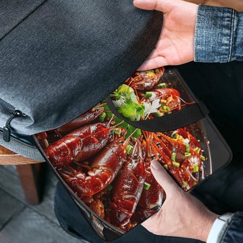 Bolso de hombro para laptop unisex rojo miniatura 2