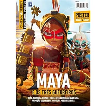 Capa do livro Superpôster Cinema e Séries - Maya e os Três Guerreiros