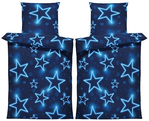 one-home Winter Bettwäsche Thermo Fleece Kuschelig Warme Bettbezüge...