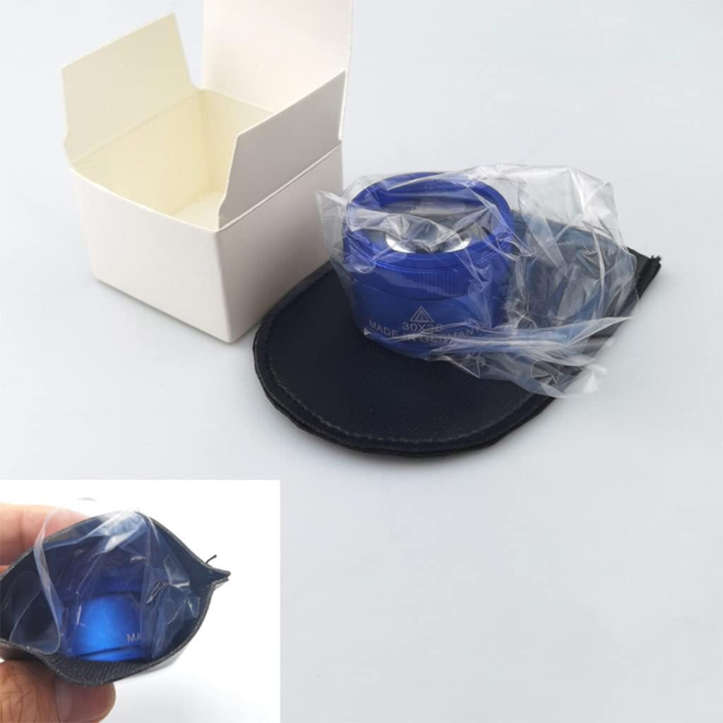 30x Loupe Magnifier Jewelry Glass Optics Loupes Loop Portable Pocket Jeweler Stamps Glasses Loupe