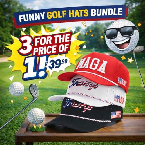 Image of Curves & Clubs Titties Golf Hat - Funny Golf Hat, Titties Hat - Funny American Hat - One-Size-Fits-All - Men's Gifts