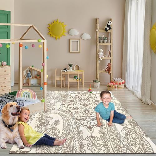Tapis de salon doux 140x200 cm pour chambre à coucher