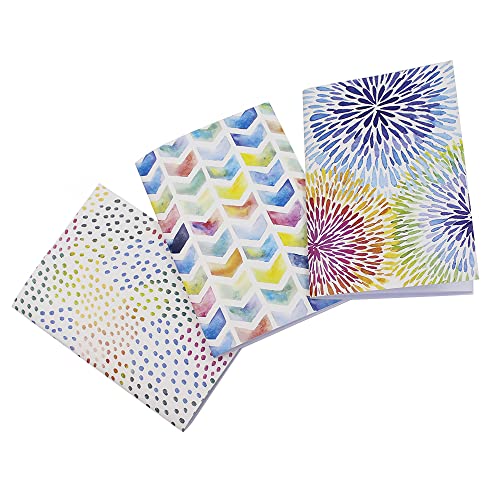 Fashion Stationery Lot de 3 cahiers d'exercice lignés A5 Cover