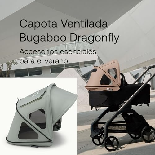 Miniatura 2 de Bugaboo Capota Ventilada Dragonfly, Extensible Para Una Protección Adicional Y Una Protección Solar Óptima, Repelente Al Agua, Pine Green