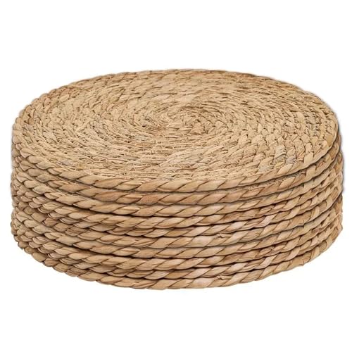 Sets de table en rotin isolants 30cm tissés main de qualité - 4