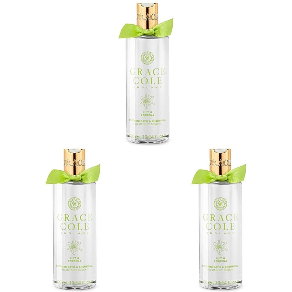 Grace Cole SG Lily & Verbena Duş Jeli 300ml (3 paketi)