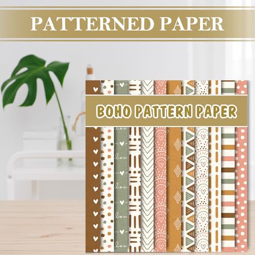 Papier scrapbooking coloré Whaline de qualité supérieure 30x30