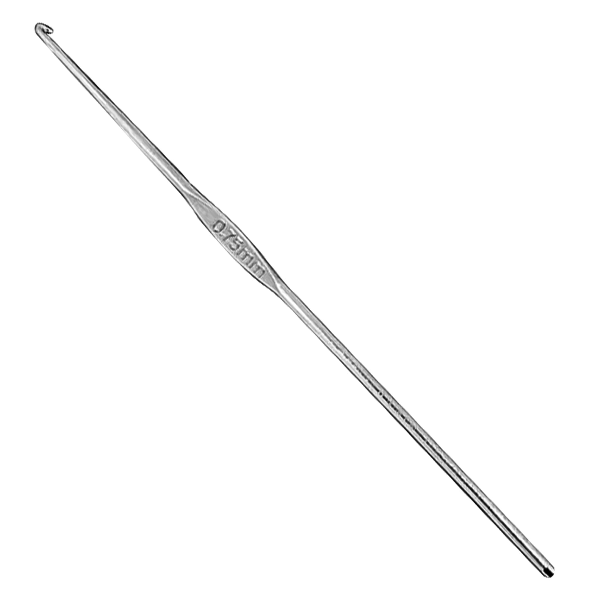 Pack of 2 Steel Crochet Needles (0.75/1.75mm), Ergonomic Soft, for Crafts Knitting Scarves, Hats, Amigurumis, DIY - Image 4