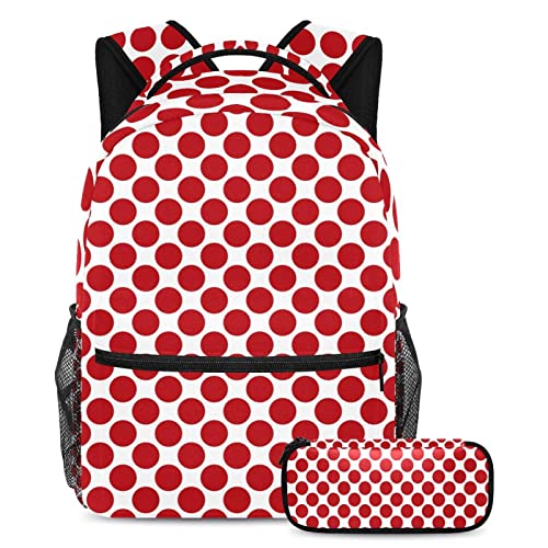 Sac à dos de voyage campus avec trousse colorée et porte-bouteille