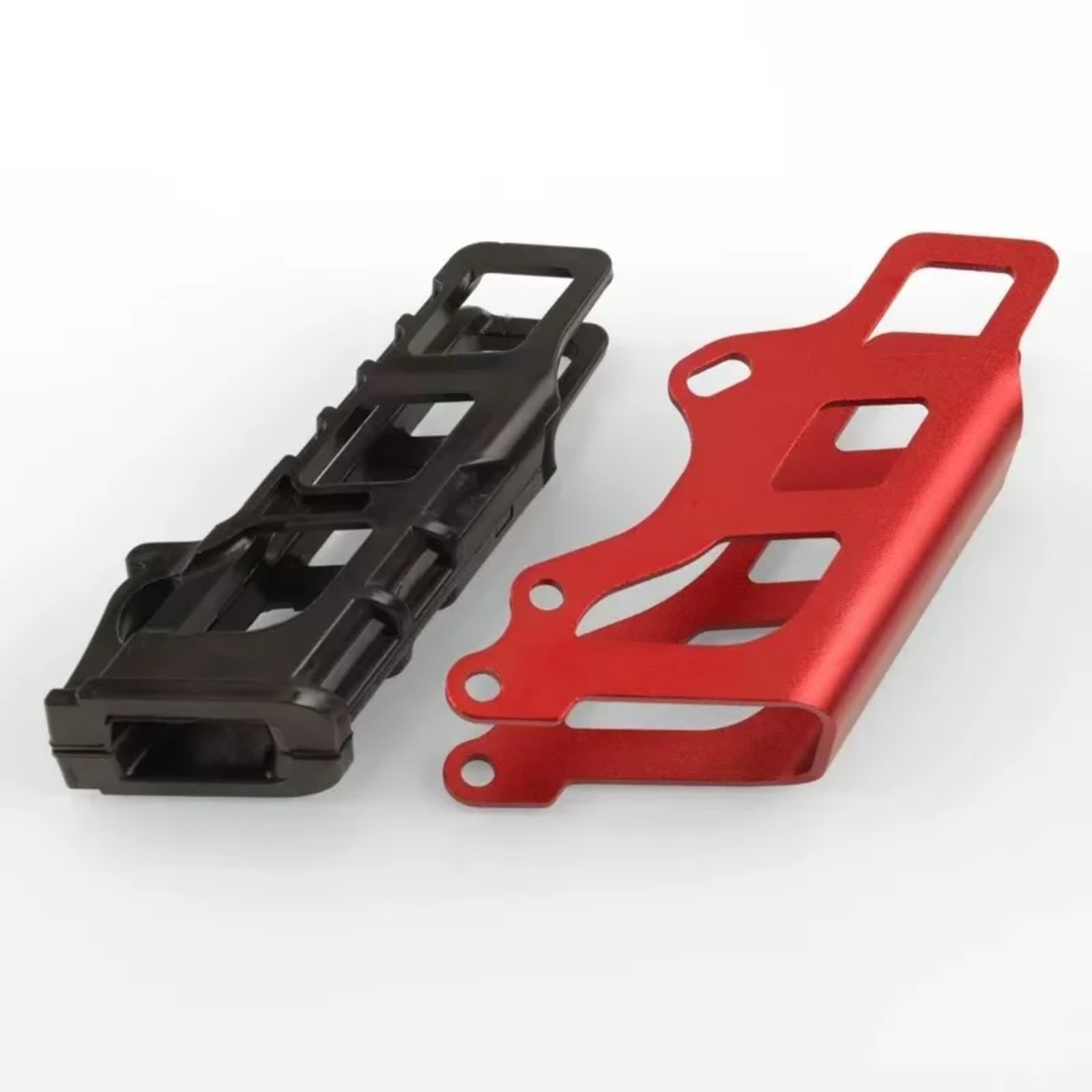 Tendicatena Moto Compatibile Con CRF450RX 2017-2021 Guida Catena Moto Cursore Catena Kit Guida Tenditore Adatto Motocross Completo(Red)