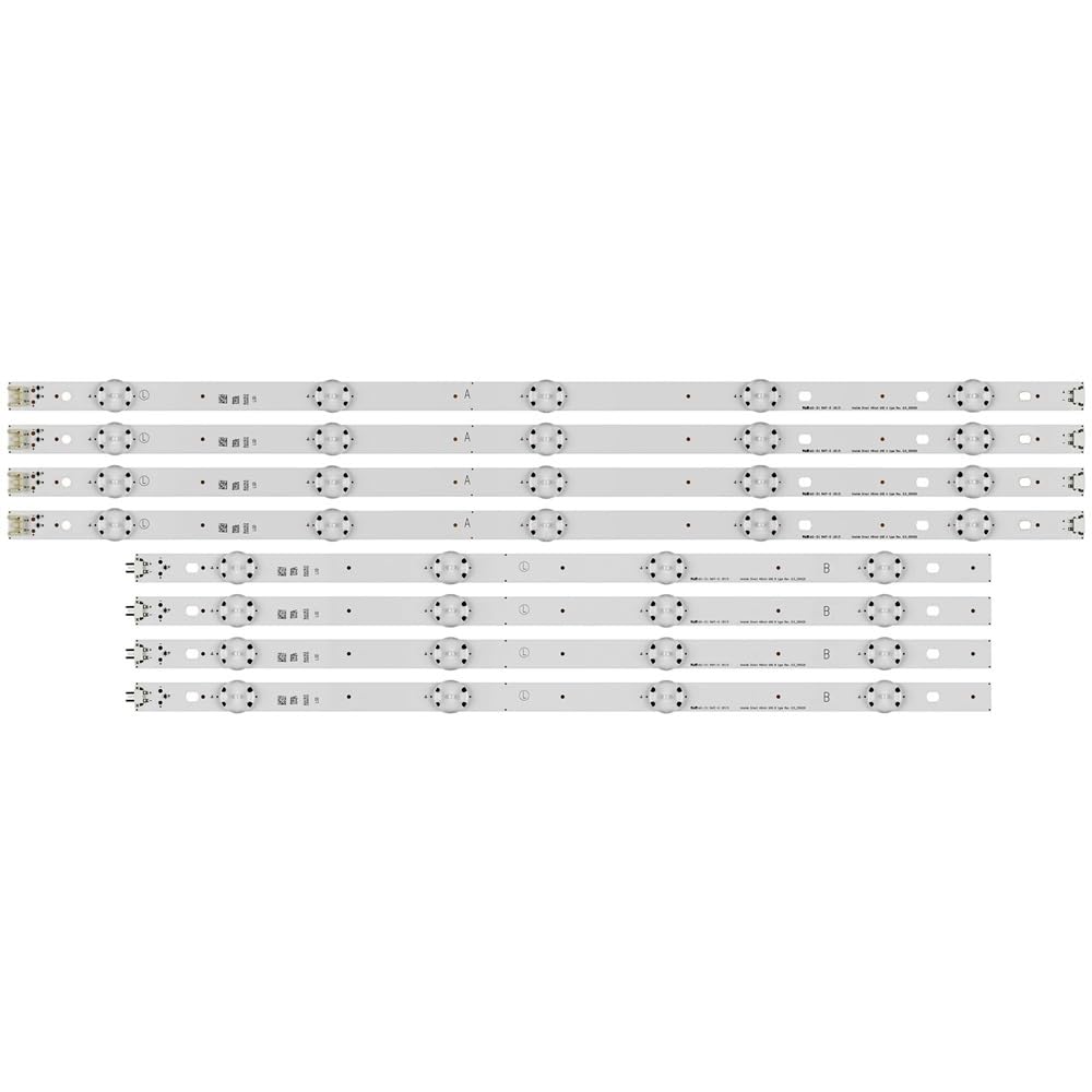 Barra LED da 8 Pezzi Compatibile for LG 49UH610V 49UH610A 49UH6100 49LF5100 49UH6030 49UF640V 49UF6407 49UH6507 49LF510V 49UH617Y Lge_WICOP_49 Pollici