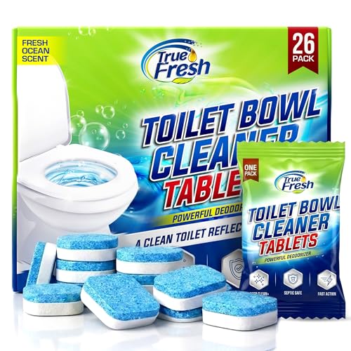 True Fresh Toilet Bowl Cleaner Tablets 26 Pack – Deodorizer ...