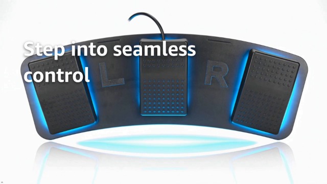 Amazon.com: GOWENIC USB Triple Foot Switch Pedal, FS23 Pro USB 3