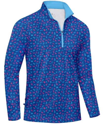 ZITY Printed Quarter Zip UPF 50+