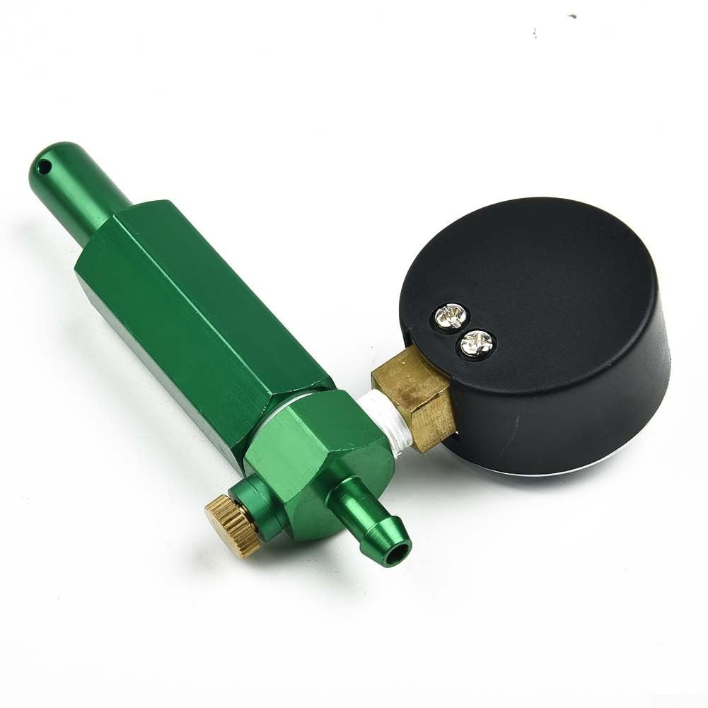 Carburetor Pressure Tester Small Engine Fuel Pressure Gauge for Lawn Mower Carb Diagnostic Tool Garden Equipment Engine Tester 2 Stroke Leakage Detection Kit