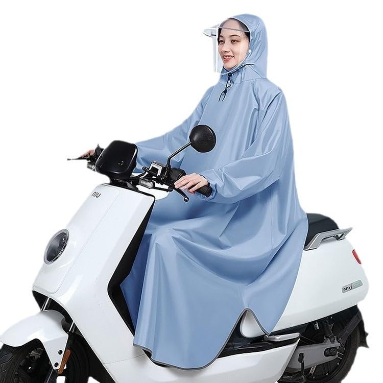 Impermeable De Scooter Eléctrico Engrosamiento Hombres Y Mujeres Chubasquero Moto Capa De Lluvia Ponchos Y Capas De Lluvia Trajes De Lluvia para Moto para Montar Al Aire Libre C,5XL