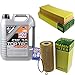 Produktbild Filter Set Inspektionspaket 5 Liter Liqui Moly Motoröl Top Tec 4200 5W-30 MANN-FILTER Luftfilter Ölfilter
