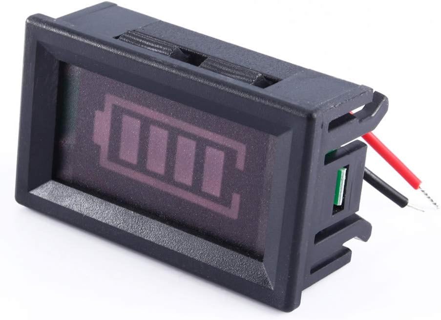 12V Acid Lead Lithium Batteries Indicator Battery Capacity Red LED Display Tester with Voltmeter Batterie Capacity Testeur