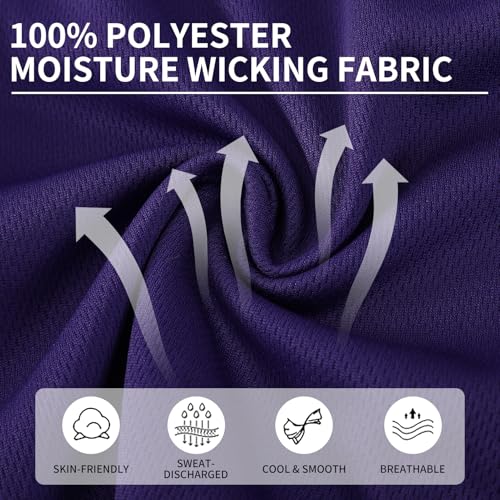 4-Pack Boys/Toddler Athletic Shorts Youth Basketball Shorts Mesh Quick Dry Kids Shorts Moisture Wicking Shorts（2-14Years）4